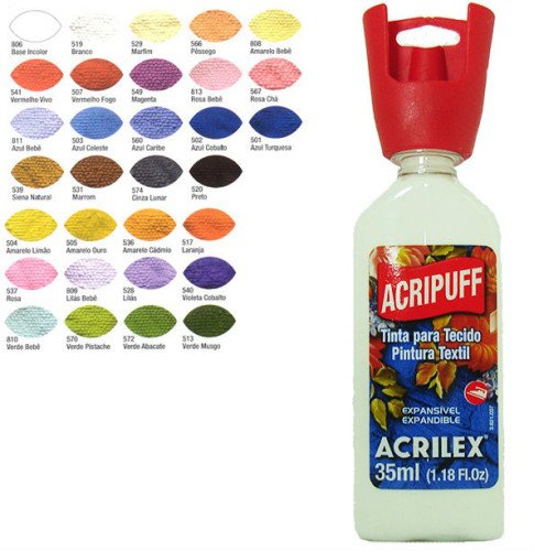 Tinta para tecido e pintura têxtil